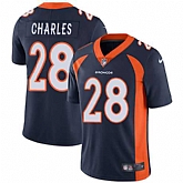 Nike Denver Broncos #28 Jamaal Charles Navy Blue Alternate NFL Vapor Untouchable Limited Jersey,baseball caps,new era cap wholesale,wholesale hats